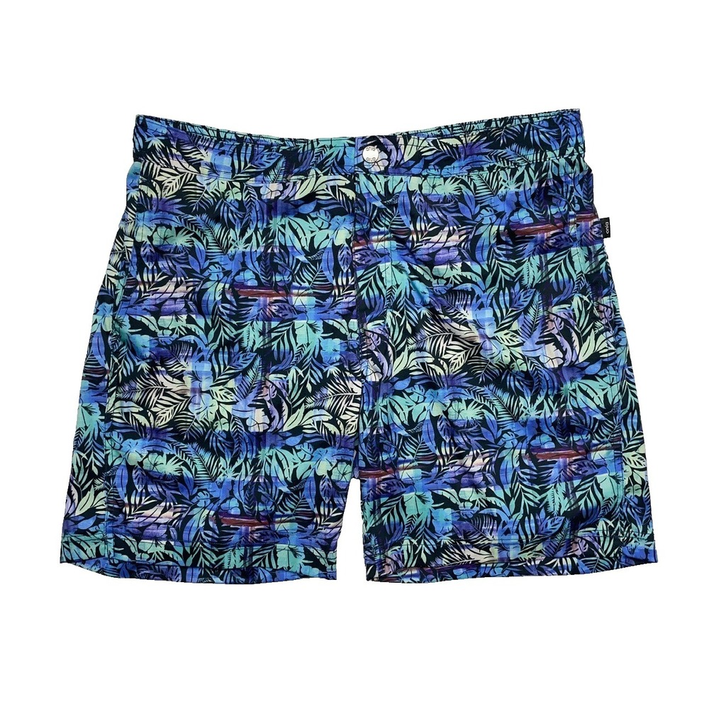 Onia The Calder Swim Shorts Trunks XL Men's Lined Drawstrings Beach Tropical